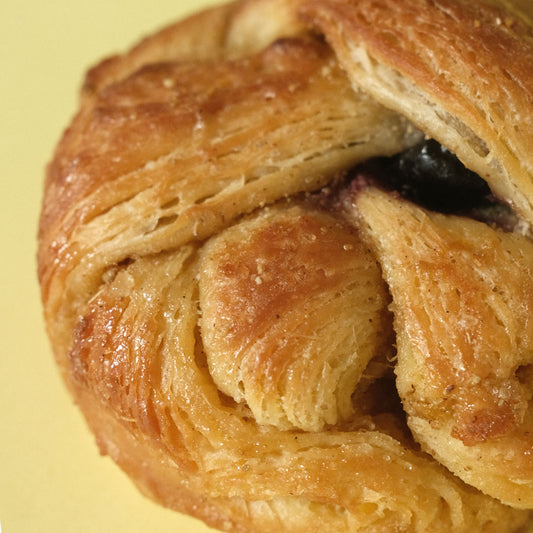 Blueberry cardamom roll