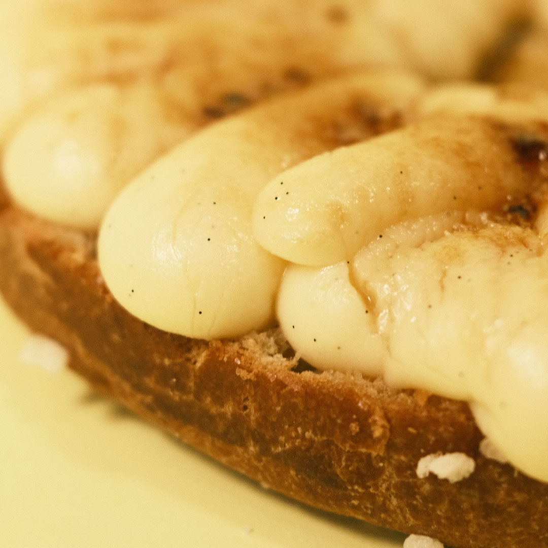 Roscón de Reyes relleno de Crema brûlée