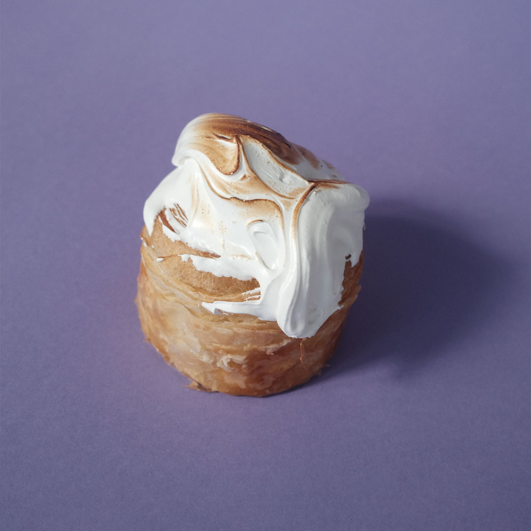 Cruffin fruta de la pasión