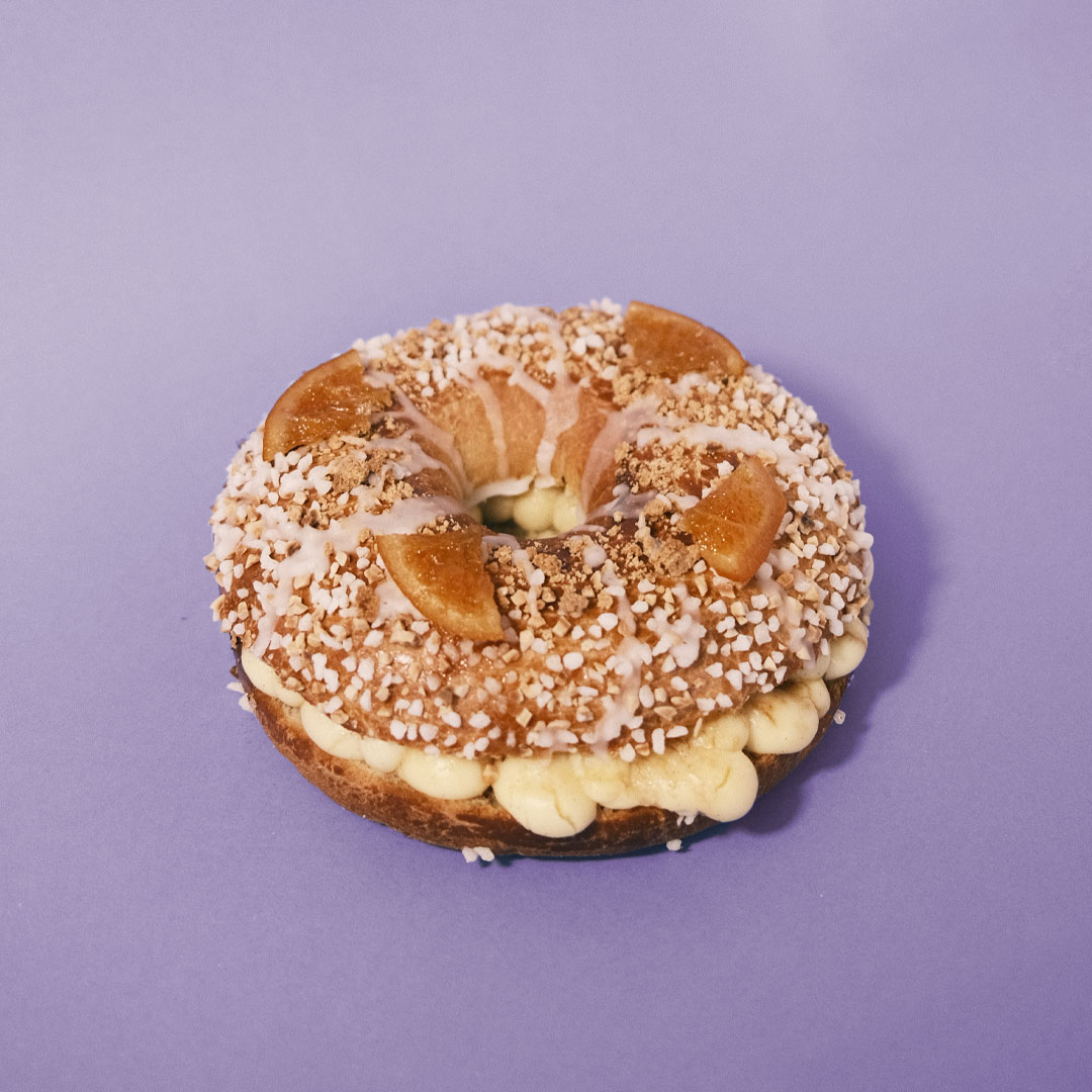 Roscón de reyes pequeño crema brûlèe