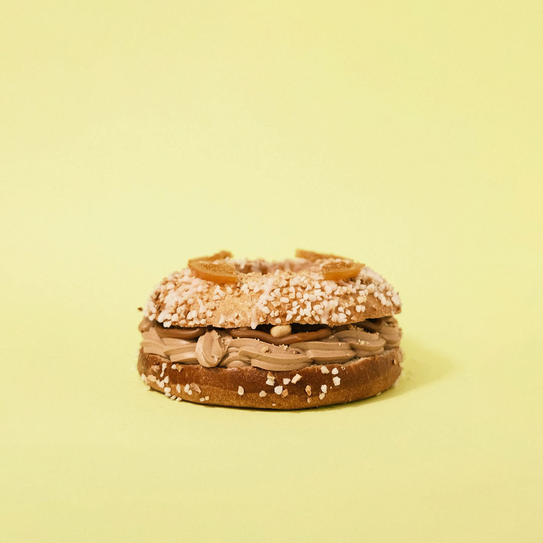 Roscón de reyes pequeño chocolate, avellana y salted caramel